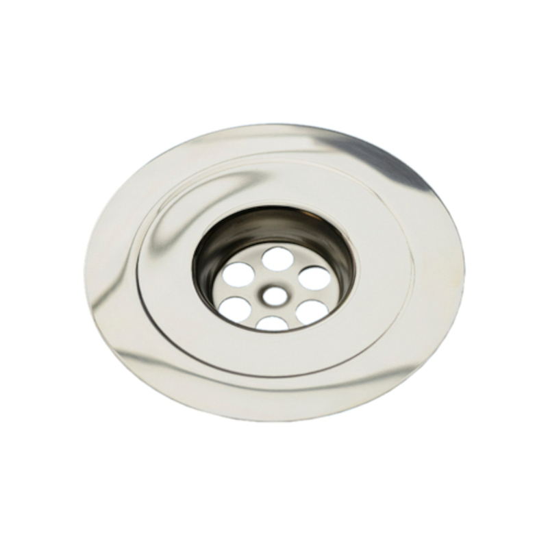 Решетка сливная для выпуска  (D60мм полированная нержавейка)