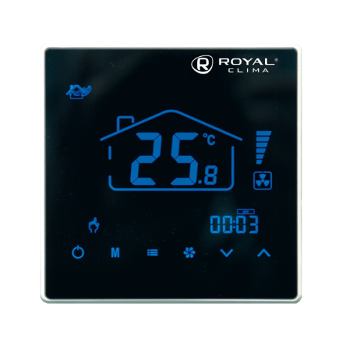 Проводной пульт управления Royal Clima MACS-RC-420MB для фанкойлов MACS-RC-420MB