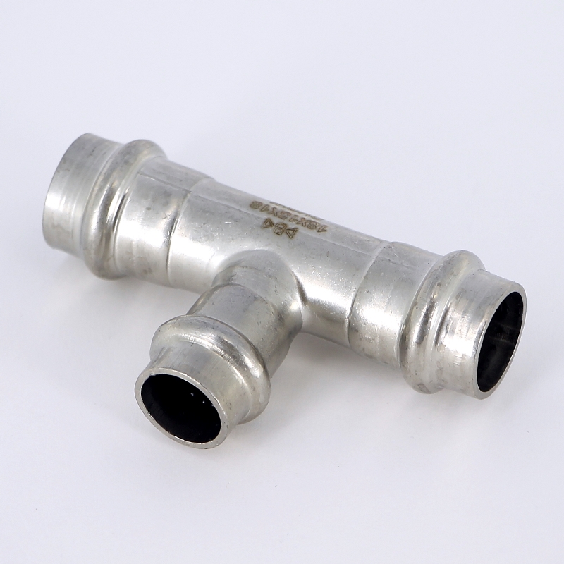 Тройник пресс 18 x 15 x 18 нерж.сталь