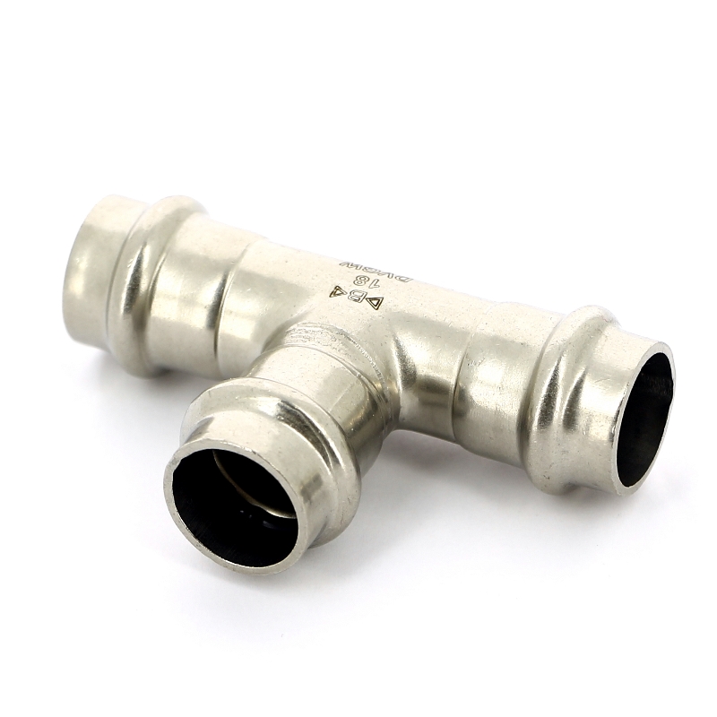 Тройник пресс 18 нерж.сталь