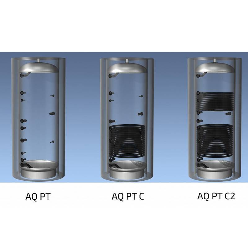 Теплоаккумулятор Hajdu AQ PT6.2 1000 1000 л без изоляции AQ PT6.2 1000