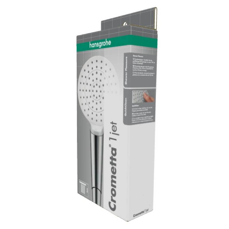 Ручной душ Hansgrohe Crometta 1jet белый/хром 26331400
