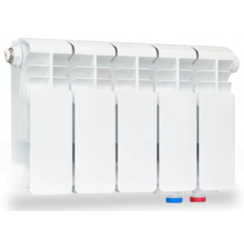 Алюминиевый радиатор Rifar Alum 200/90/10 секции (нижнее правое подключение, цвет белый глянцевый)