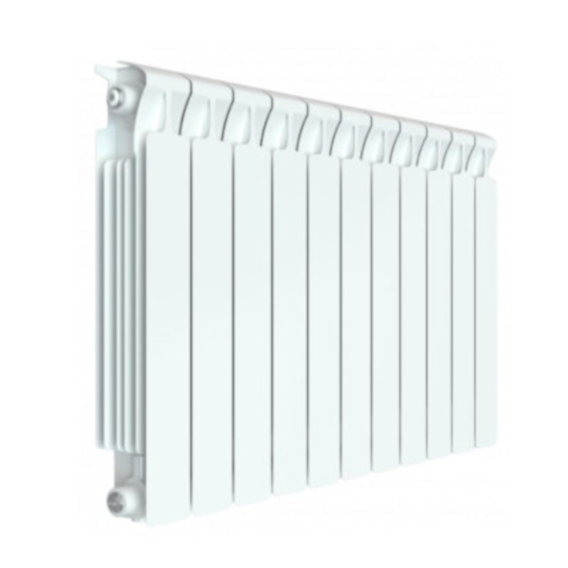 Биметаллический радиатор Rifar Monolit 500/100/10 секций (боковое подключение, цвет белый глянцевый)
