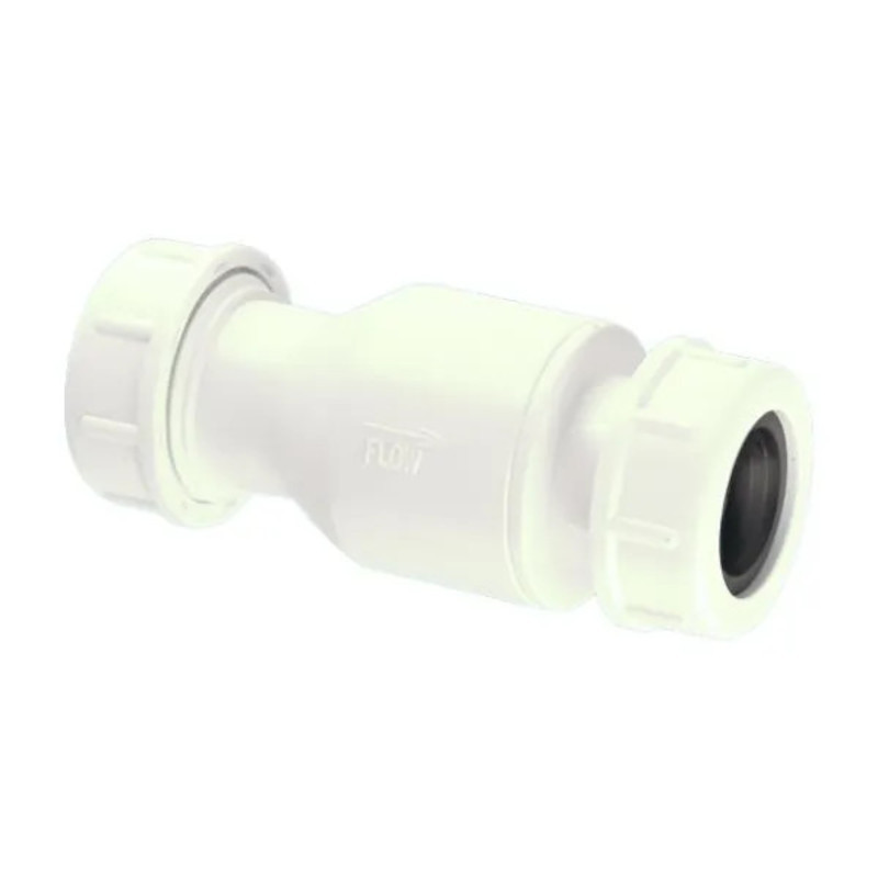 Обратный клапан (полимерный шарик) универсальный Ду=19-23ммхДу=19-23мм (компрессионное соединение)