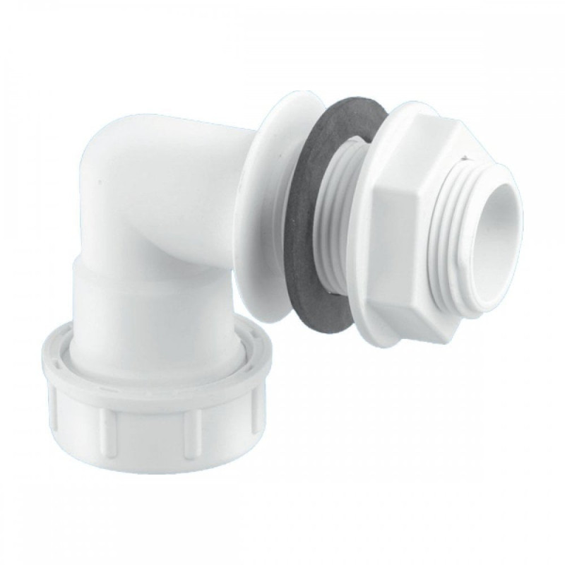 Отвод компрессионный 90° General Fittings 19-23 мм x 3/4 НР с контргайкой 5070.28