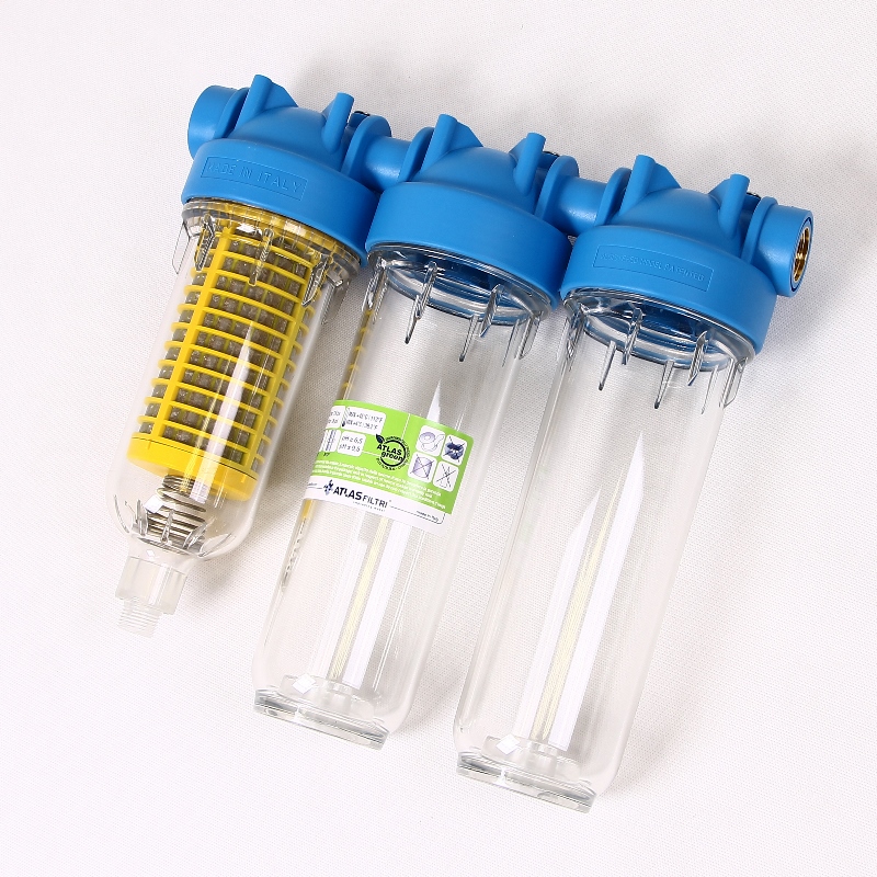 Колба фильтра тройная HYDRA RAH + 10 DP DUO, 3/4 SX, BX