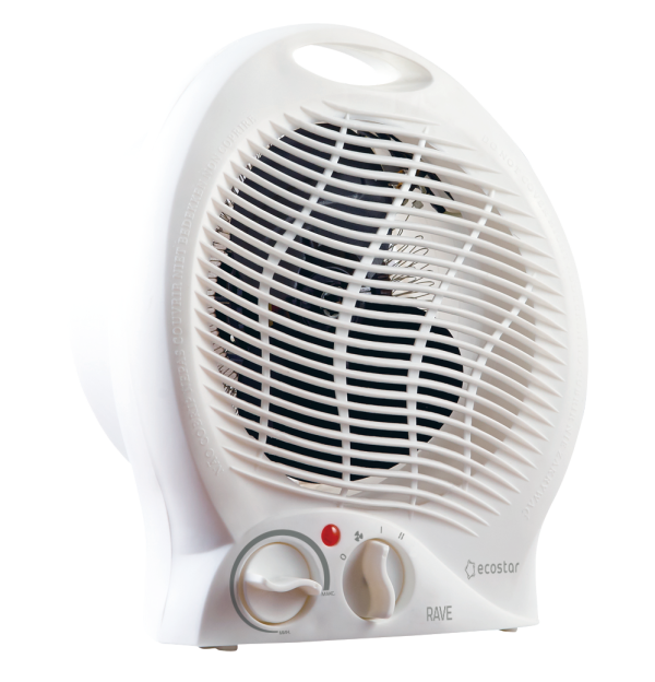 Тепловентилятор ECOSTAR RAVE 2000 Вт EFH-RV2000DS-WT белый