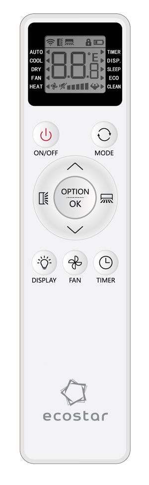 Кондиционер сплит-система ECOSTAR RAY Inverter инверторный KVS-IRAY09ST