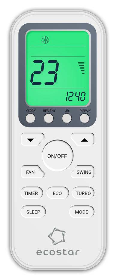 Кондиционер сплит-система ECOSTAR RAY Inverter инверторный KVS-IRAY09ST