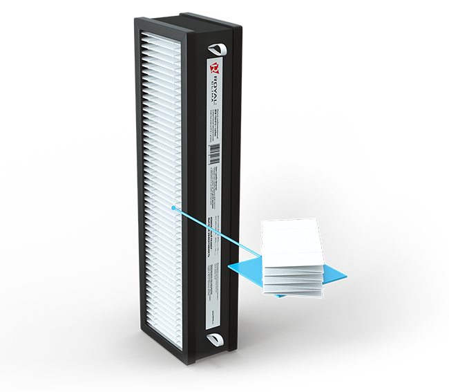 Фильтр сменный Royal Clima RCB 150 H12 + carbon HEPA и угольный