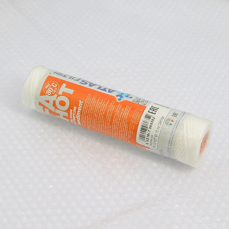 Картридж д/воды 10 10 мкм полипропиленовая нить для ГВС (FA HOT) SX