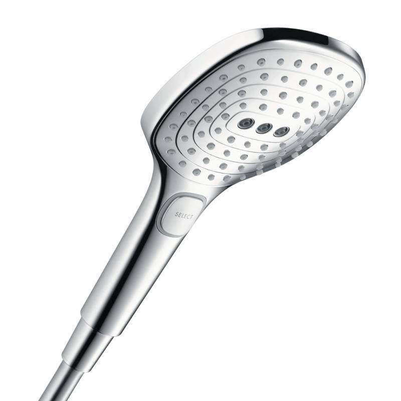 Душевой гарнитур Hansgrohe Crometta 100 Multi со штангой 90 см белый/хром 26656400