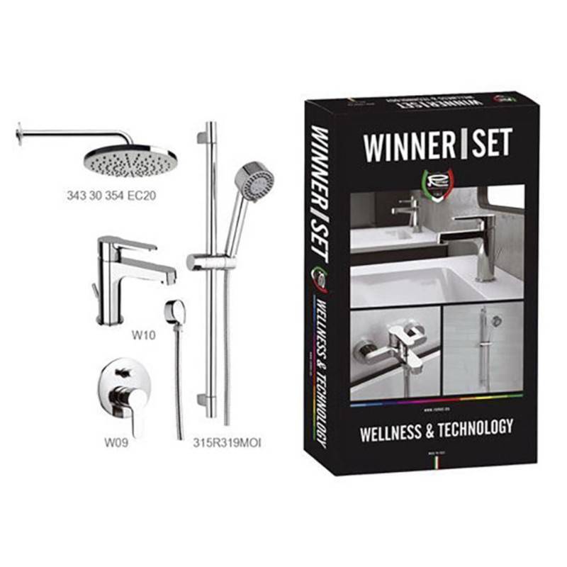 Душевая система Hansgrohe Crometta 160 1jet Showerpipe со смесителем белый/хром 27266400