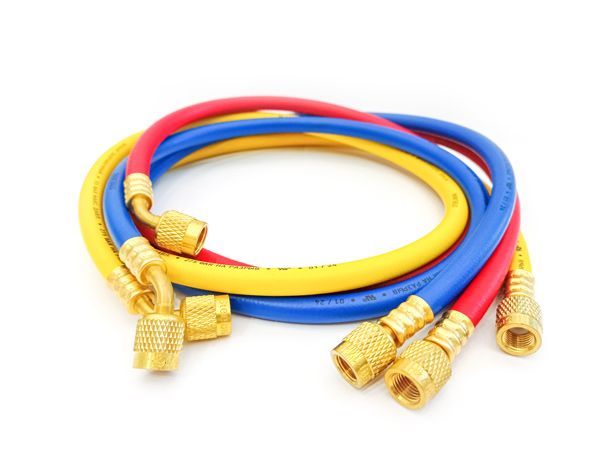 Шланги заправочные комплект 3 шт LAMPRECHT 120 см LT-3HS120