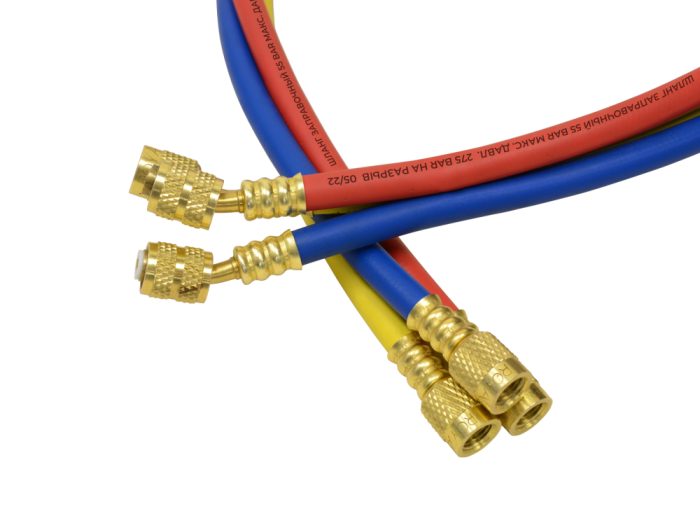 Шланги заправочные комплект 3 шт LAMPRECHT 200 см LT-3HS200