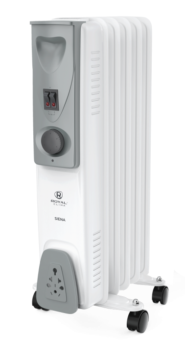 Масляный радиатор Royal Clima SIENA 11 секций 2500 Вт ROR-S11-2500M