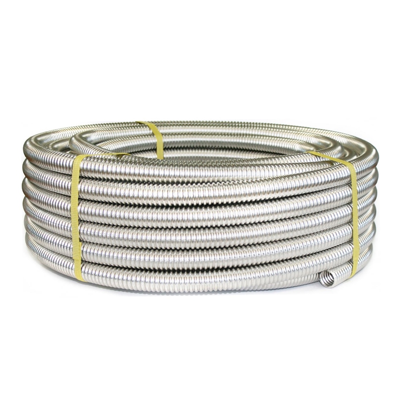 Труба гофрированная из нержавеющей стали Stahlmann 20х0.3 отожженная бухта 20 м 508645