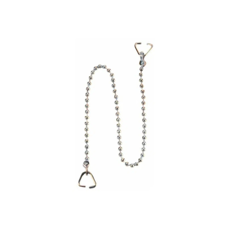 Цепочка (L450мм) из нержавейки с треугольными держателями