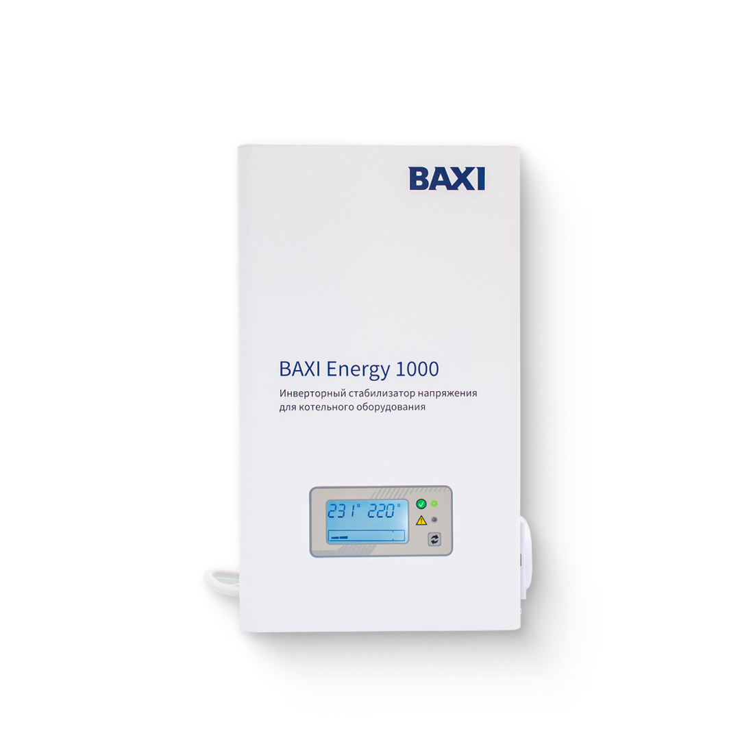 Стабилизатор напряжения инверторный Baxi Energy 1000, мощность 800 Вт