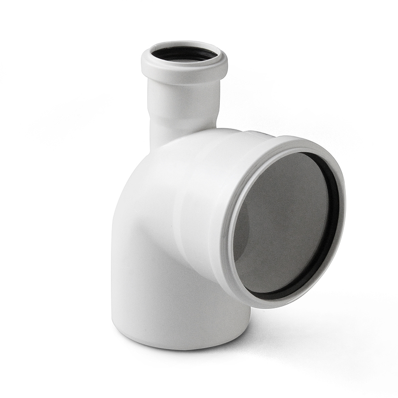 Отвод с выходом прямой Pro Aqua Stilte Белый 110x50/87,5