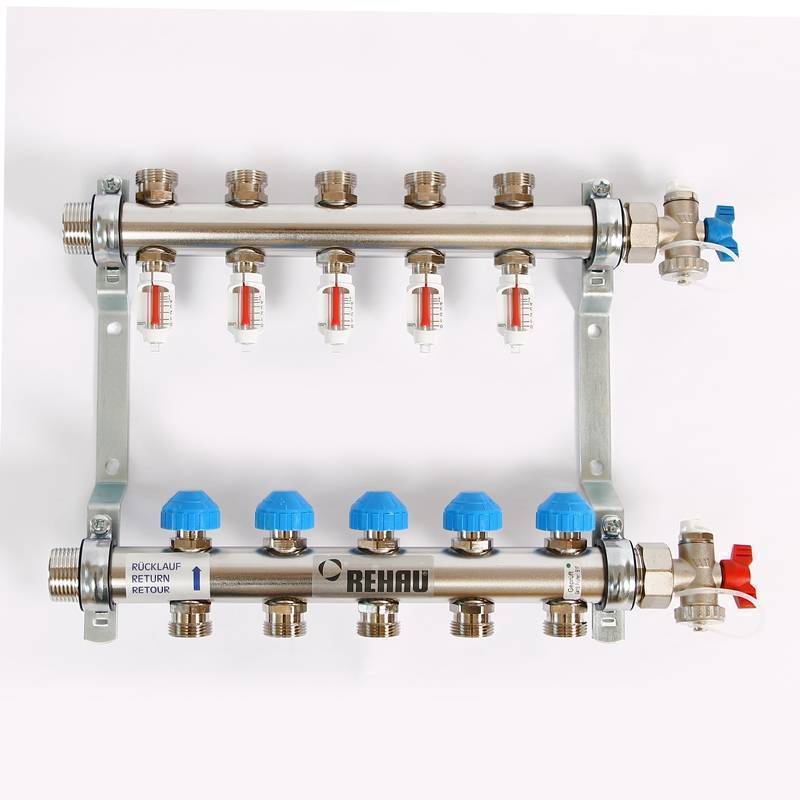 Коллекторная группа Watts HKV/T с расходомерами 1x3/4 EK 9 выходов 10004203