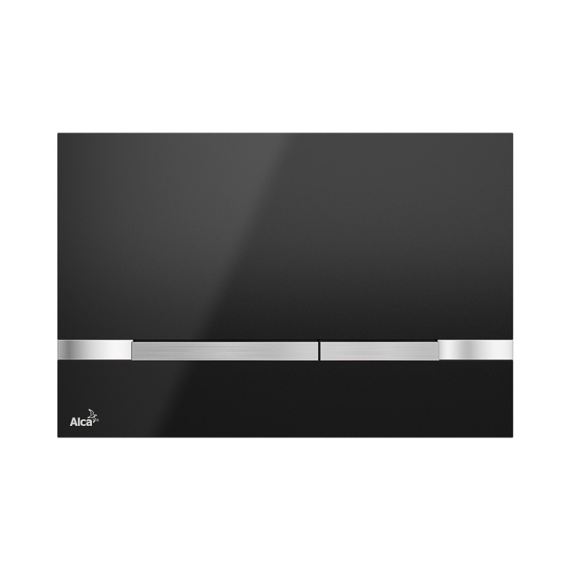 Кнопка смыва STRIPE BLACK, нерж. сталь, черный