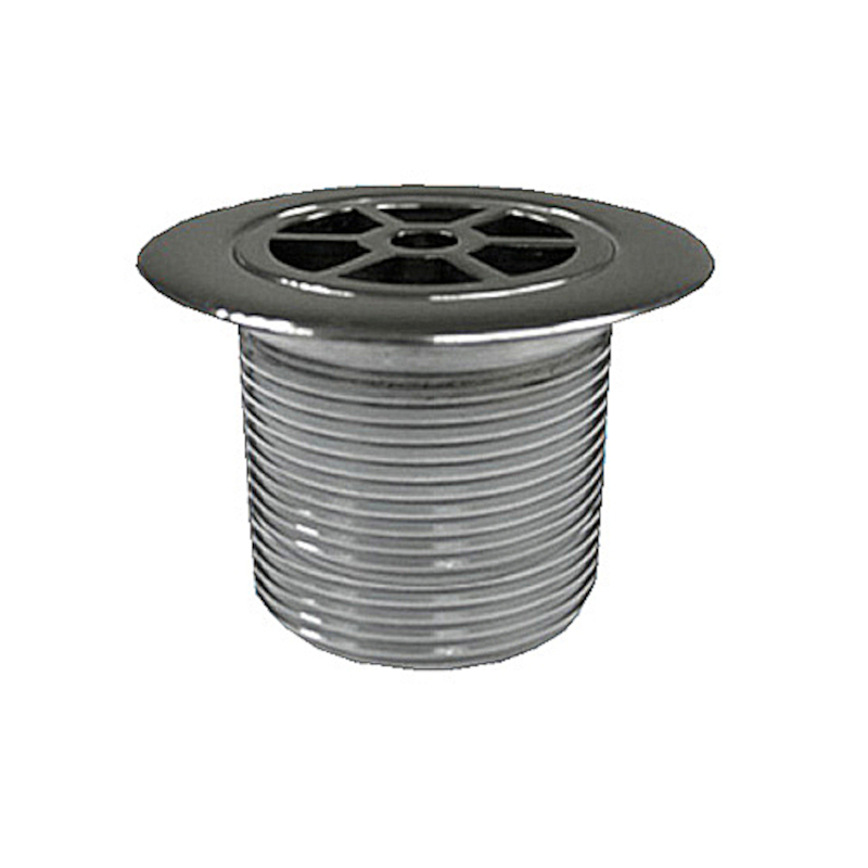 Выпуск (H61мм, D70мм, сливная решётка D45мм) латунный без перелива и пробки; выход 1 1/2 папа; цв