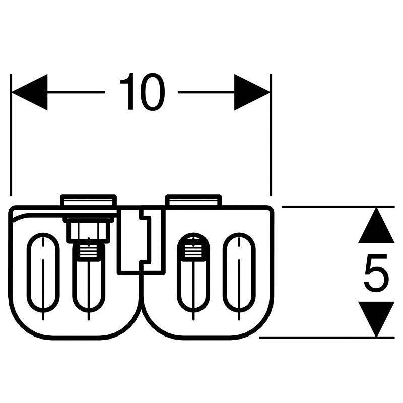 Крепление к стене Geberit GIS 461.015.00.1