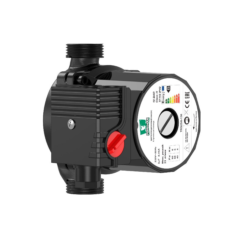 Насос циркуляционный Pumpman TRS25/6-130 100 Вт 130 мм с гайками и кабелем TRS25/6-130