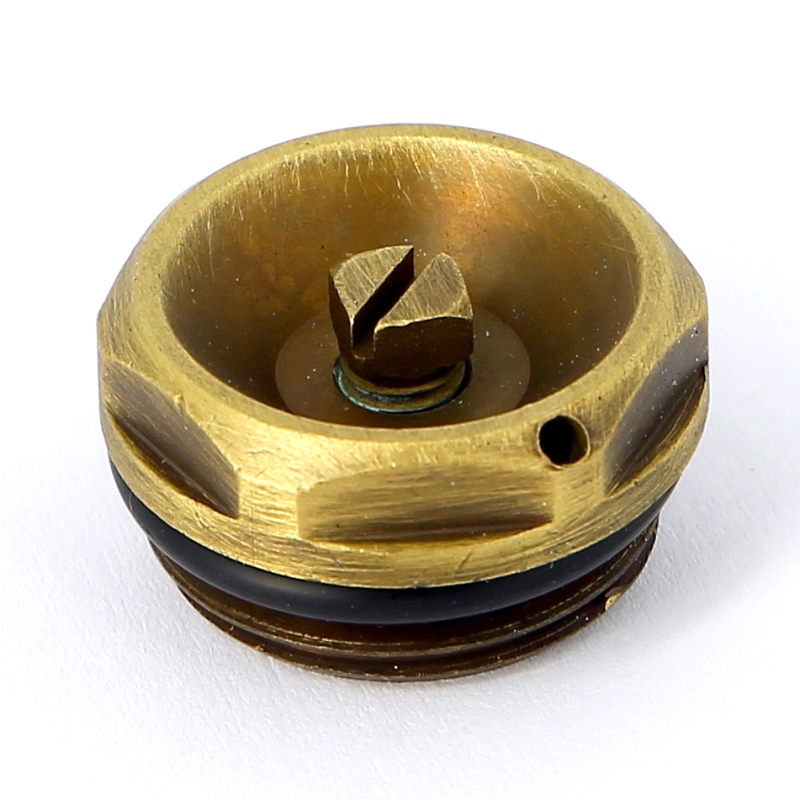 Воздухоотводчик ручной 1/2 цвет бронзовый