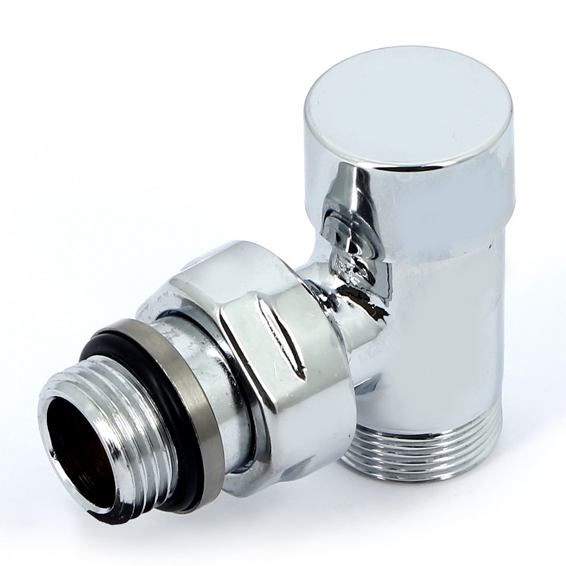 Вентиль обратный угловой НН 1/2 х М24 х 19 хромированный, Compact