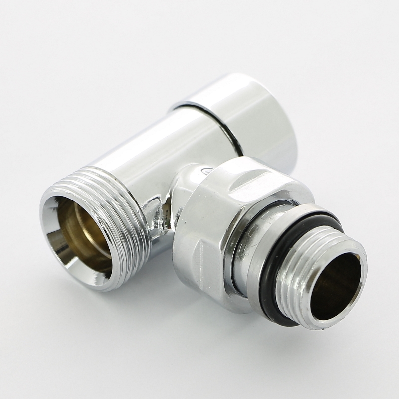 Вентиль обратный угловой НН 1/2 х 3/4 ЕК хромированный, Compact