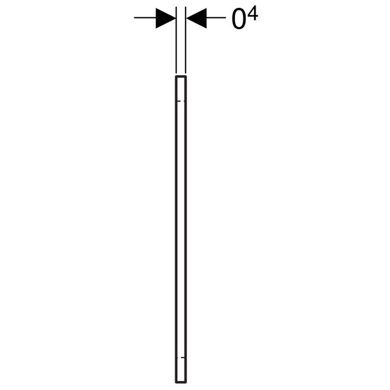 Клипса соединительная Geberit GIS для профиля 461.022.00.1