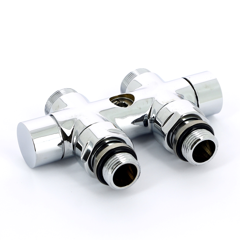 Узел ручной прямой с запорным клапаном V48500B цвет хром