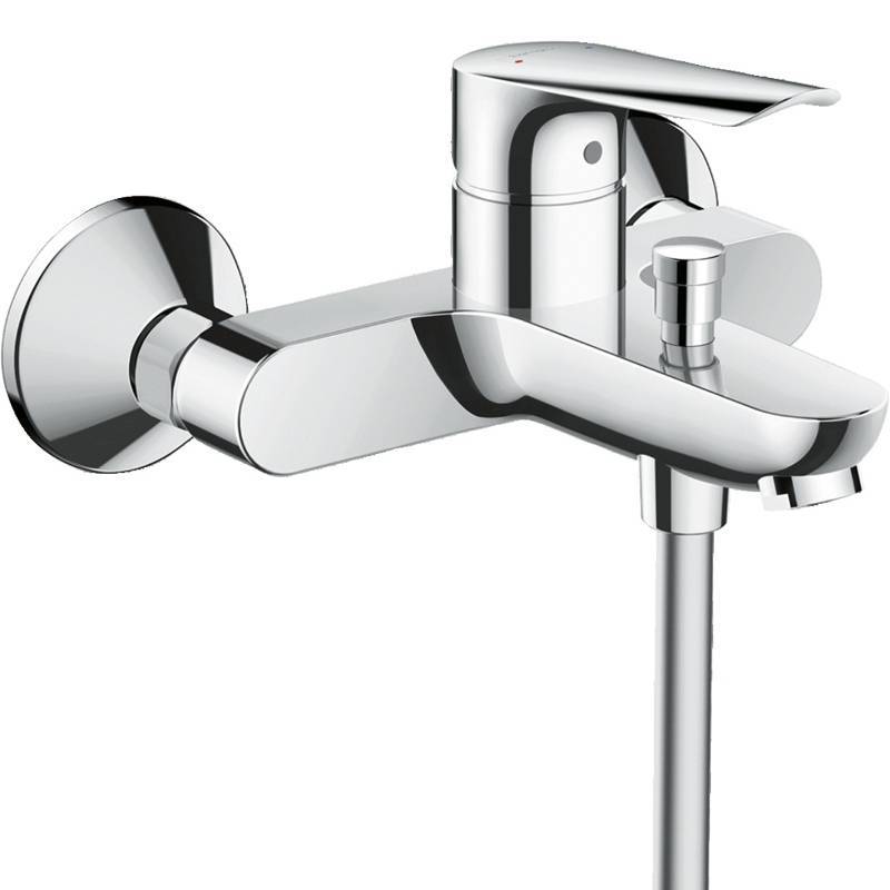Смеситель для раковины hansgrohe Vernis Blend 190 со сливным гарнитуром хром 71552000