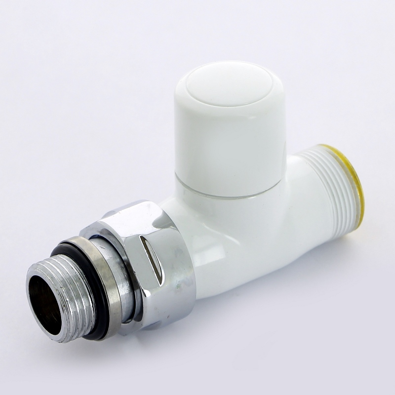 Вентиль обратный НН 1/2 х М24 х 19 цвет белый, New-Smart