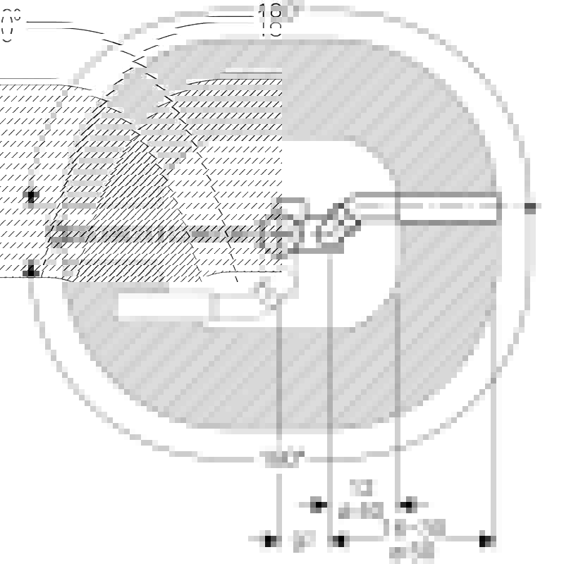 Слив-перелив для ванны Geberit d52 с поворотным механизмом и декоративным комплектом хром 150.525.21.1