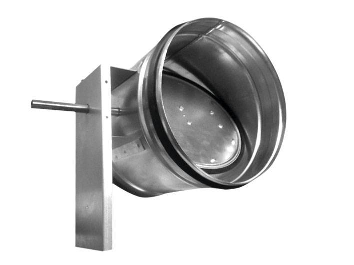 Клапан воздушный Zilon ZSK 160 под привод круглый ZSK 160