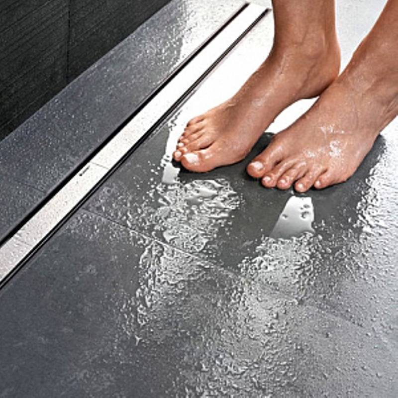 Лоток душевой Geberit CleanLine20 300-900 мм электрополированная нержавеющая сталь 154.450.KS.1