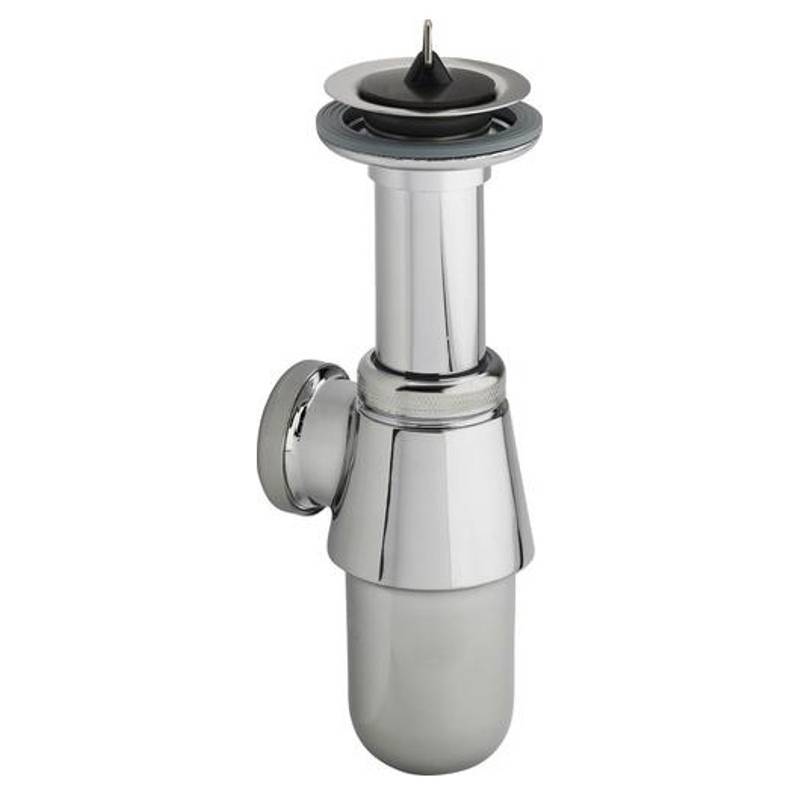 Сифон бутылочный Viega 5754.2 1 1/4х32 мм с универсальным отводом хромированный 105631