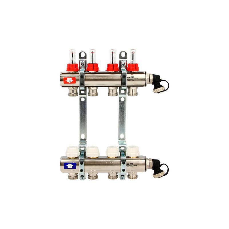 Коллекторная группа Watts HKV/T с расходомерами 1x3/4 EK 9 выходов 10004203