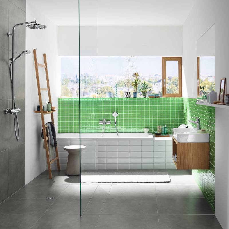 Смеситель для ванны Hansgrohe Novus Loop однорычажный настенный хром 71340000