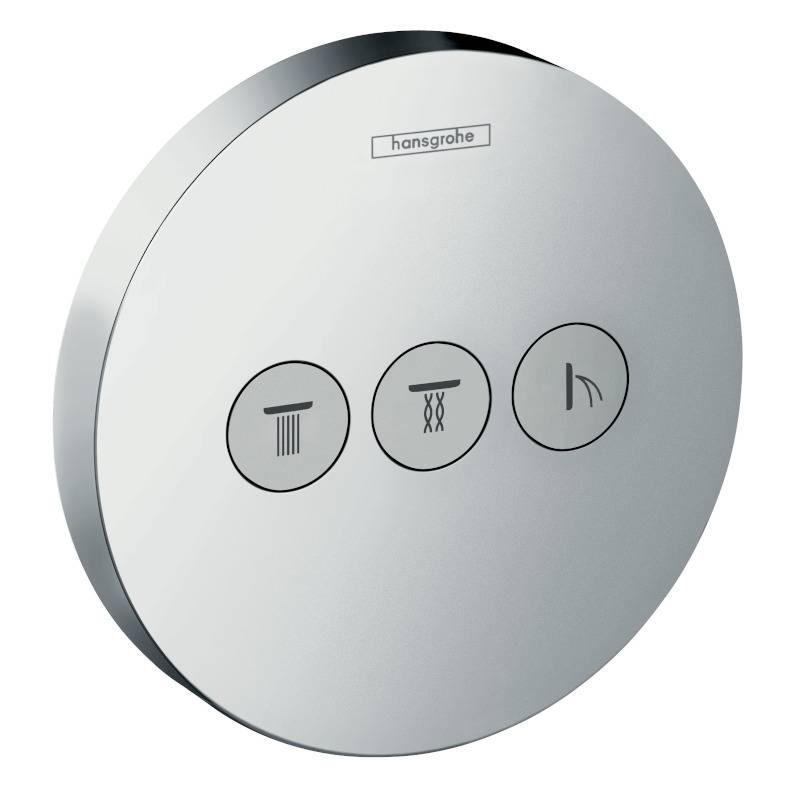 Термостатический смеситель hansgrohe Ecostat E для 2 потребителей скрытого монтажа хром 15708000