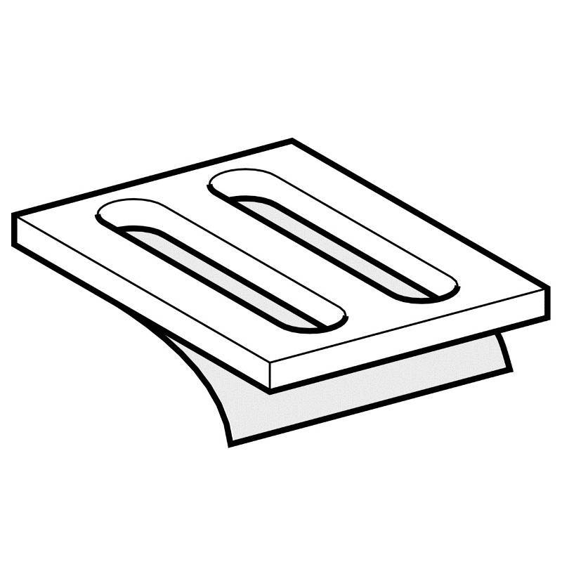 Прокладка шумопоглощающая Geberit GIS для монтажного кронштейна 461.014.00.1