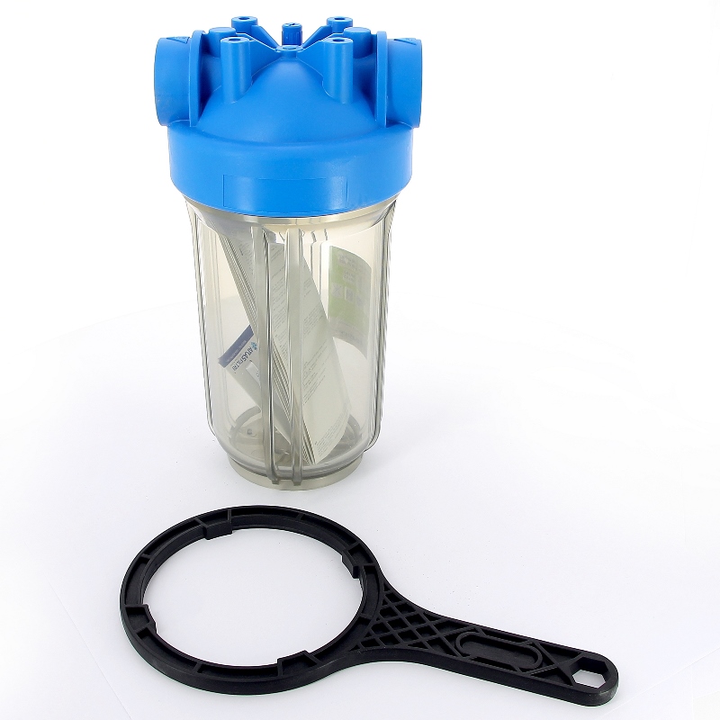 Колба фильтра 10 DP BIG 1 2P, SX (ключ + кронштейн)