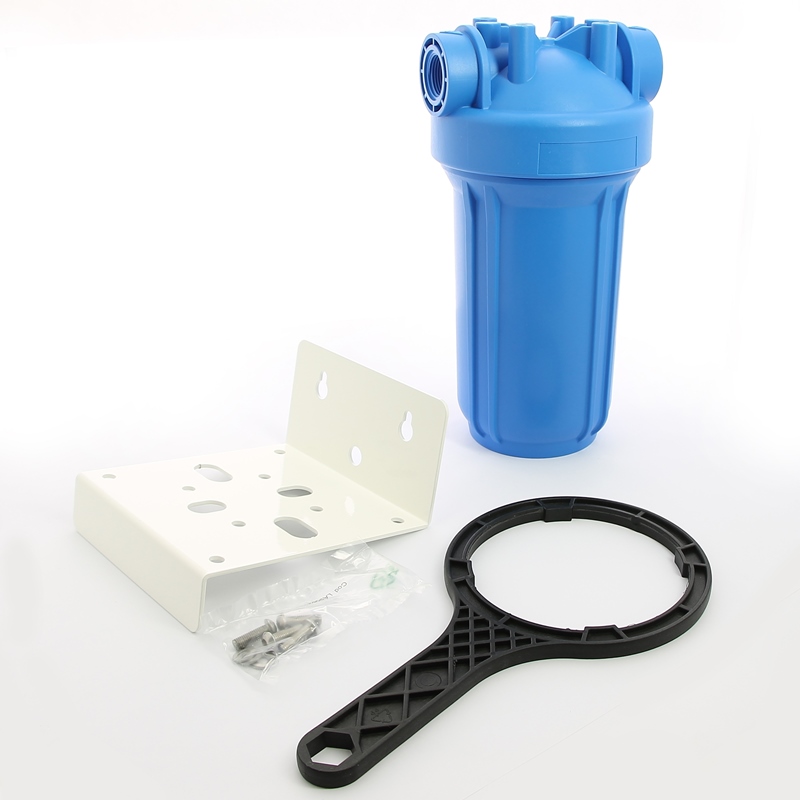 Колба фильтра 10 DP BIG 1 2P непрозрачная, SX (ключ + кронштейн)