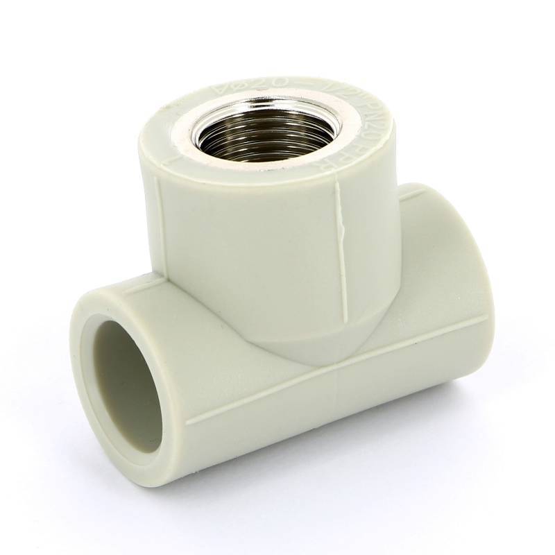 Тройник полипропиленовый FV-Plast 20х1/2х20 мм с внутренней резьбой 222020