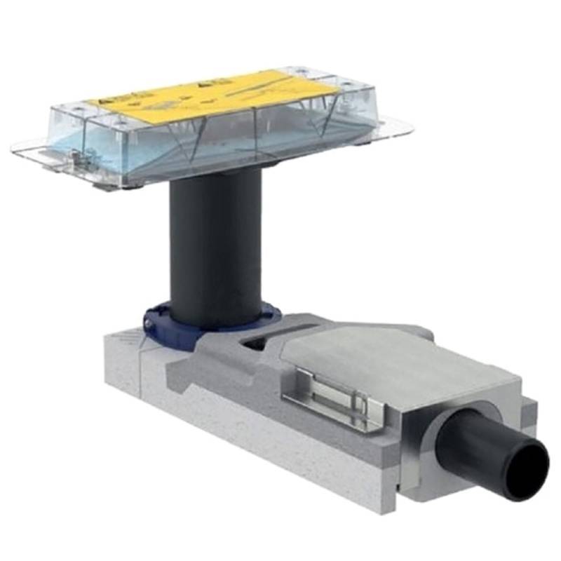 Комплект душевого лотка Geberit CleanLine20 154.152.00.1 / 154.450.KS.1 нержавеющая сталь