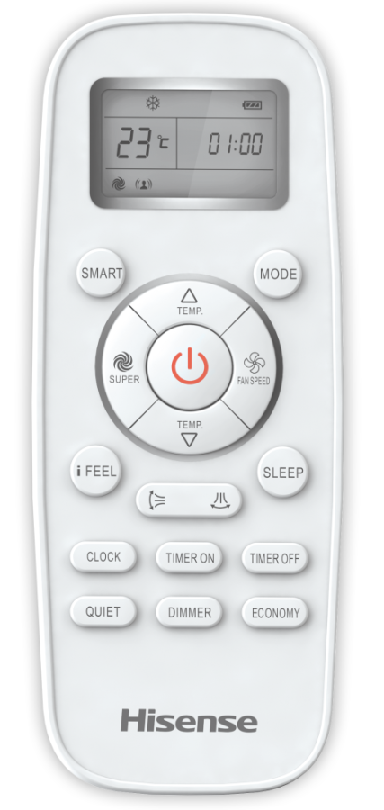 Кондиционер сплит-система Hisense ZOOM DC Inverter AS-07UW4RYRKB00